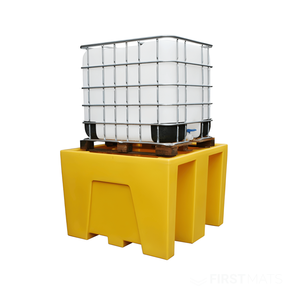 Single IBC Bund Pallet Without Deck