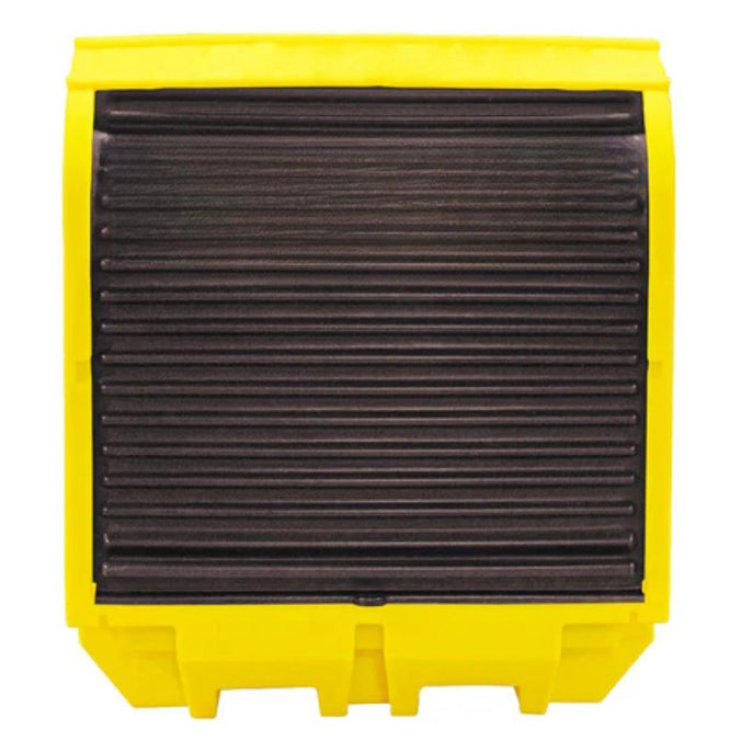 Eco 2 Drum Hard Covered Lockable Spill Pallet - Closed