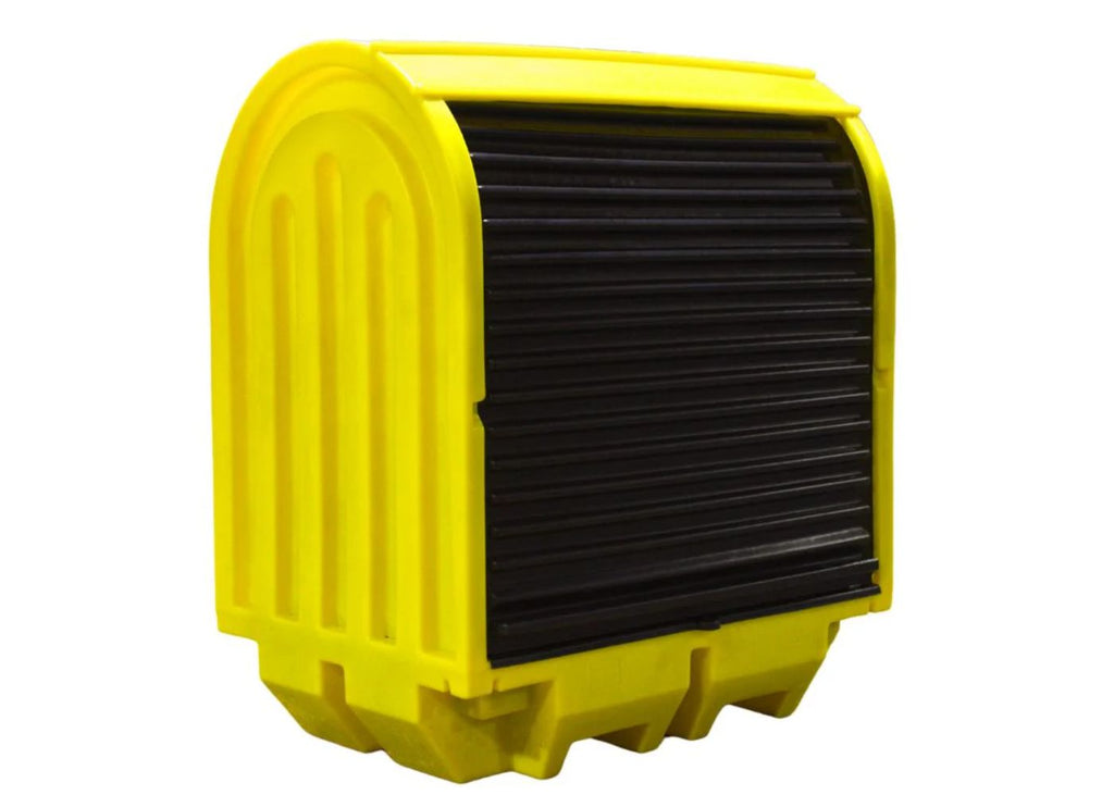 Eco 2 Drum Hard Covered Lockable Spill Pallet