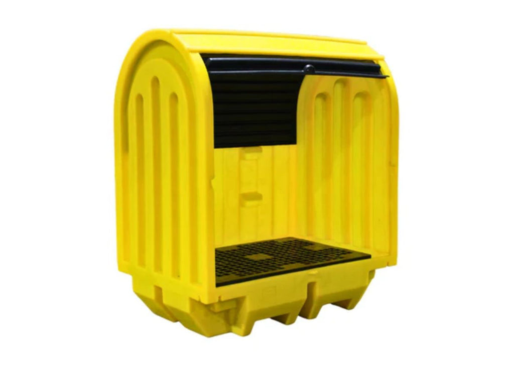 Eco 2 Drum Hard Covered Lockable Spill Pallet