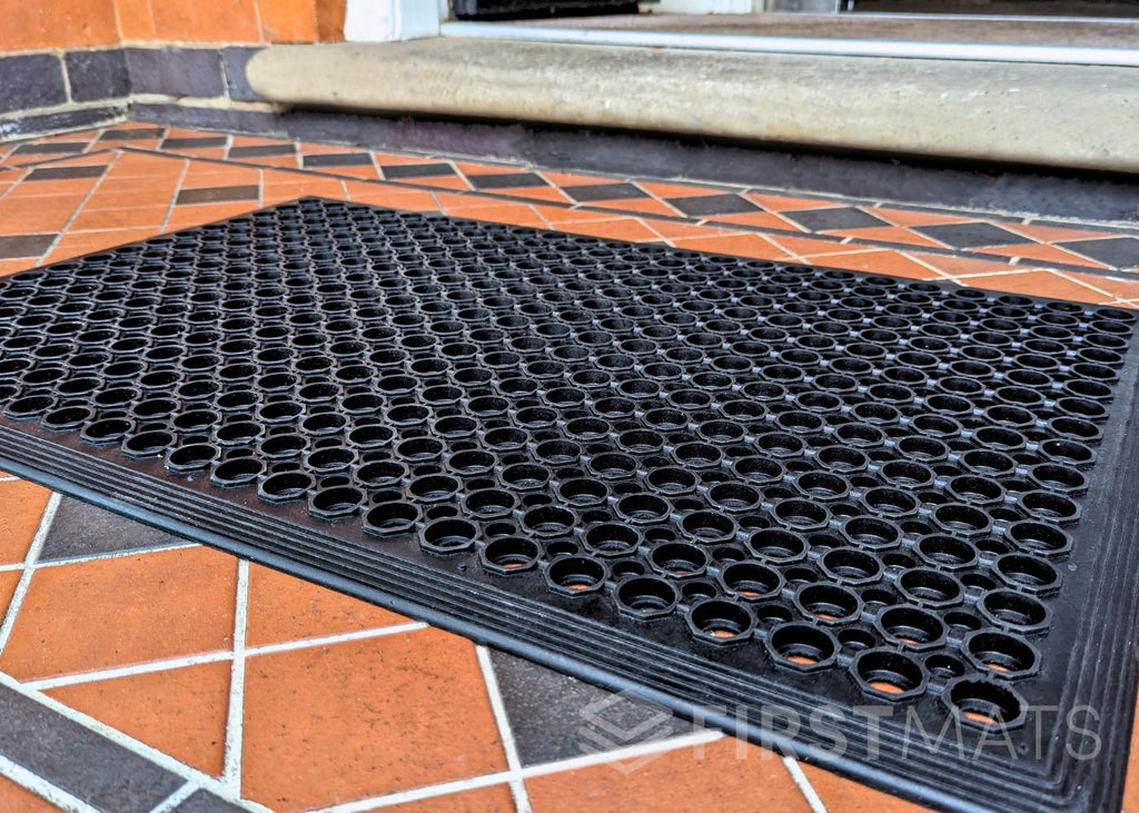 EntraGuard Rubber Door Mat with Holes