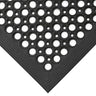 EntraGuard Rubber Door Mat with Holes - Corner Swatch