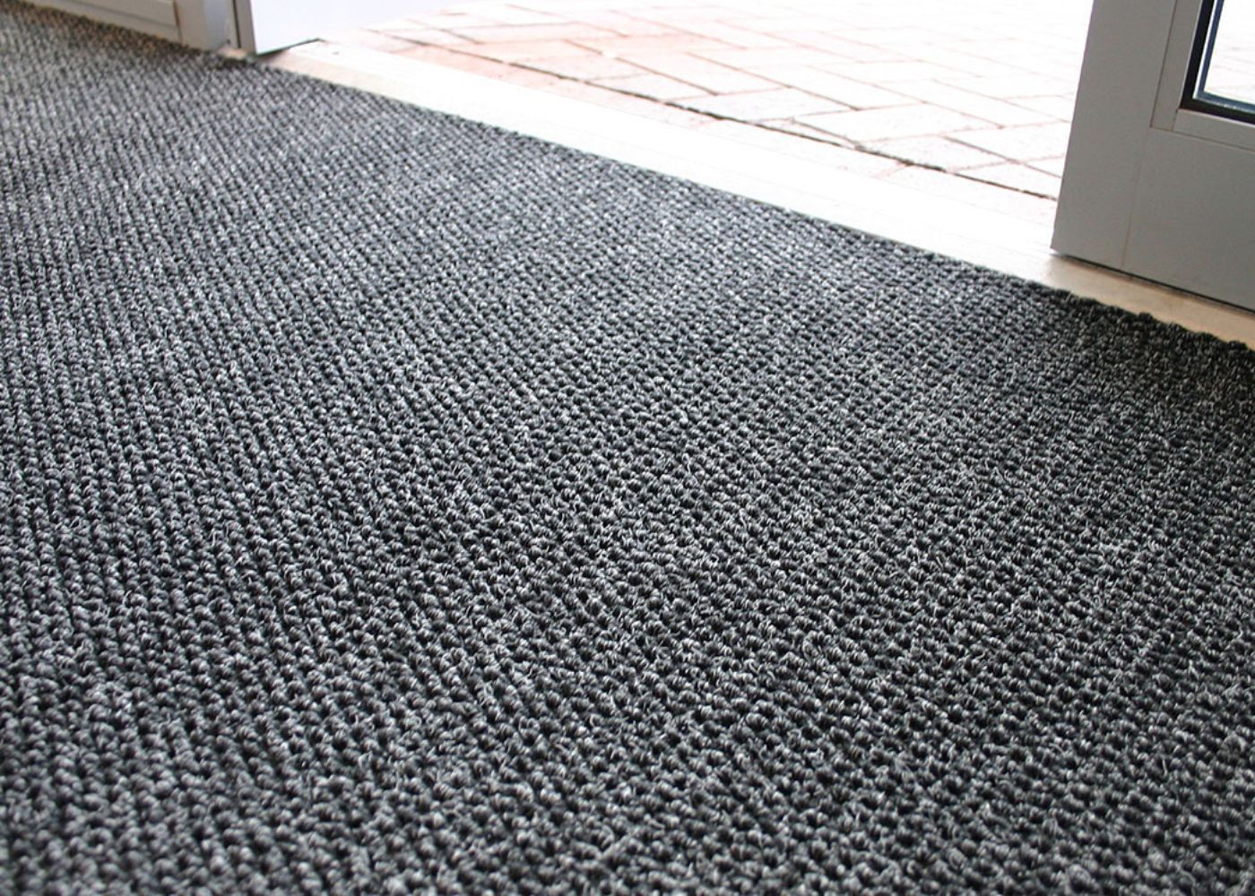EntraMat Needle Punch Barrier Matting Roll (1m and 2m widths) - Charcoal Matwell