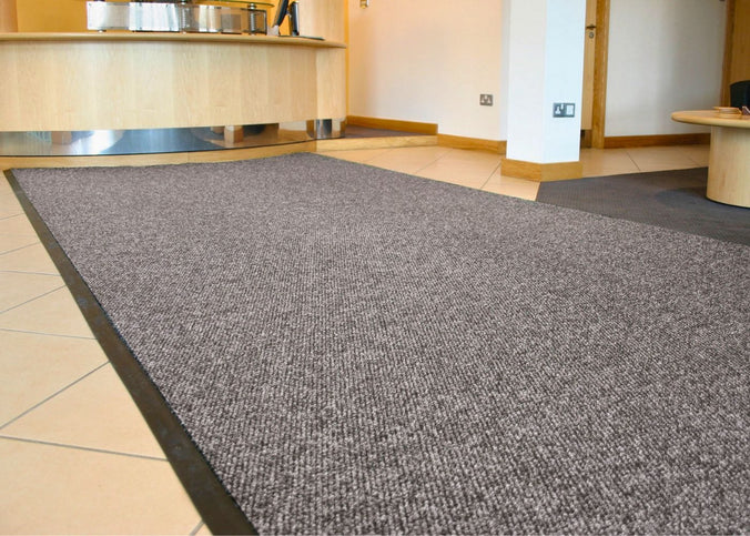 EntraMat Needle Punch Barrier Matting Roll (1m and 2m widths) - Grey