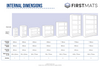 Express COSHH Cabinets - 3 DAY DELIVERY -  Internal Dimensions 