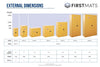Express COSHH Cabinets - 3 DAY DELIVERY - External Dimensions