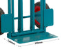 Folding Top Plate Sack Truck - 250kg Loads toe plate down (4583395328035)
