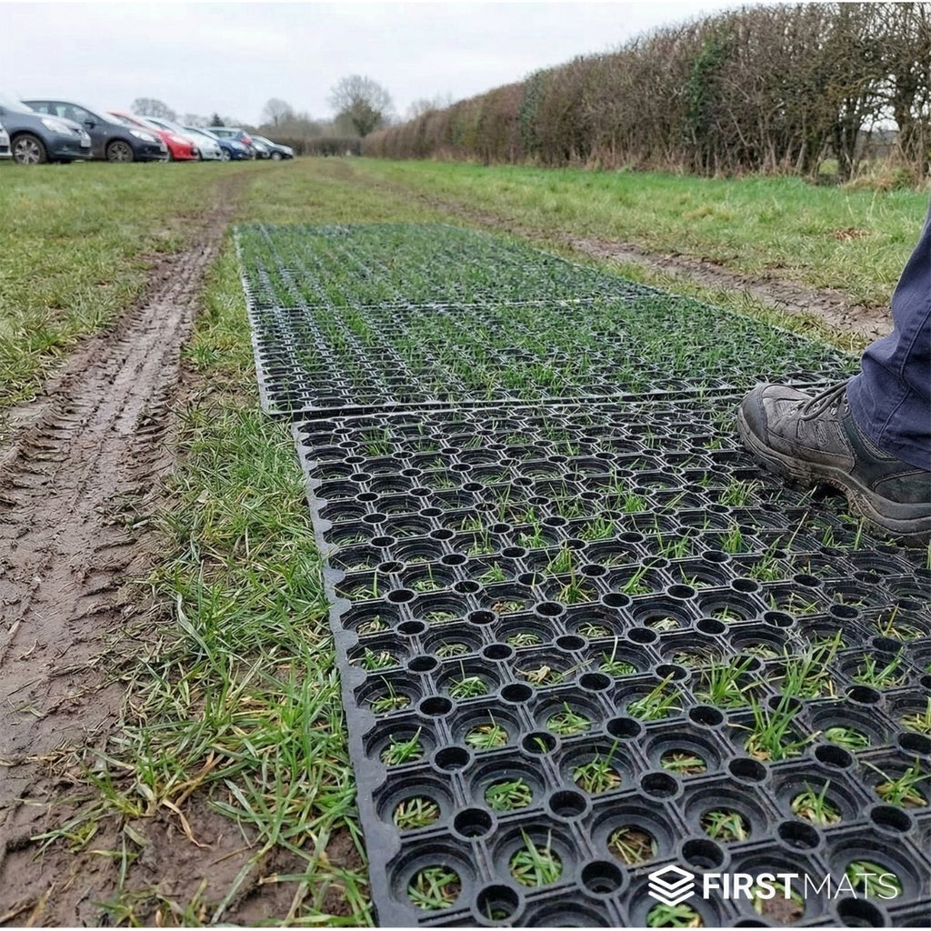 Rubber Grass Protection Mats