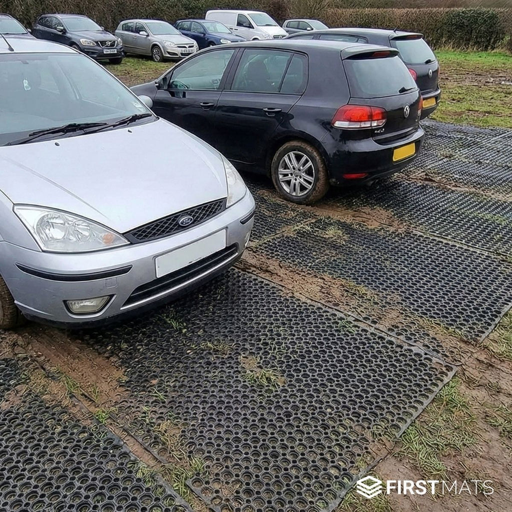 Rubber Grass Protection Mats