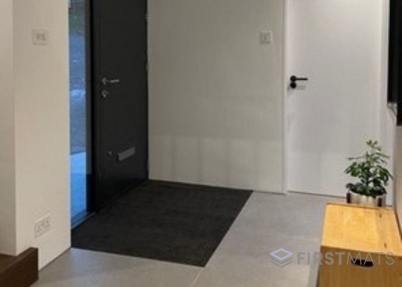 Grey Coir Matting Cut to Size Buy Online at First Mats UK