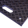 Corner close-up of heavy duty ground protect tile