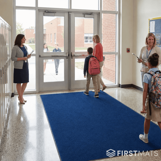 Hardwearing Low-Profile School Mat