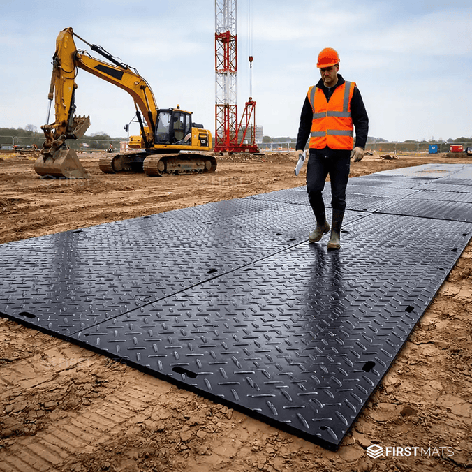 Heavy-Duty Ground Protection Tiles - 150 Tonne