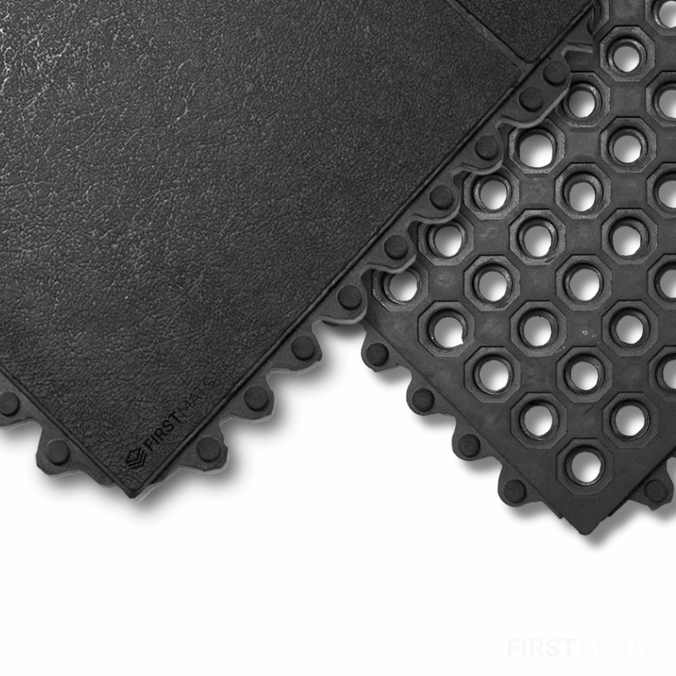 Interlocking Rubber Washdown Area Mats