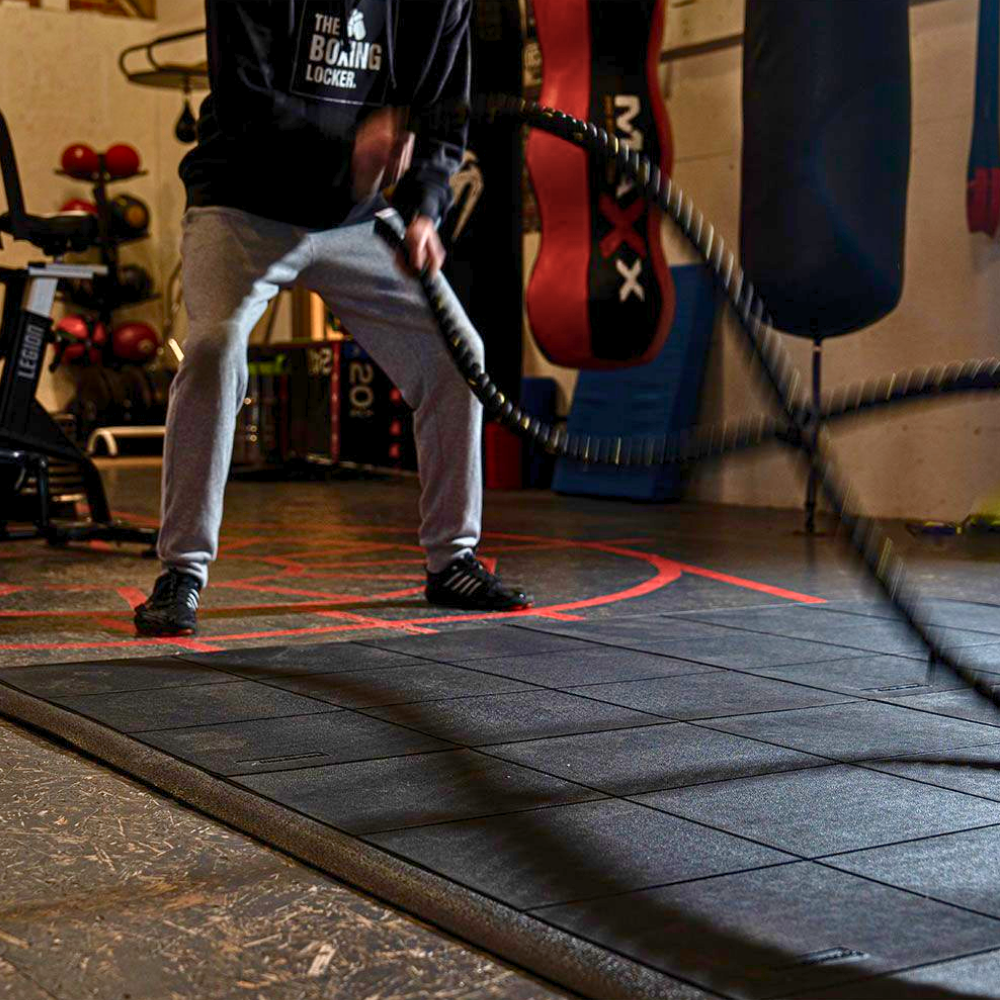 Heavy-Duty Interlocking Gym Tiles
