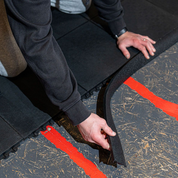 Heavy-Duty Interlocking Gym Mat Tiles
