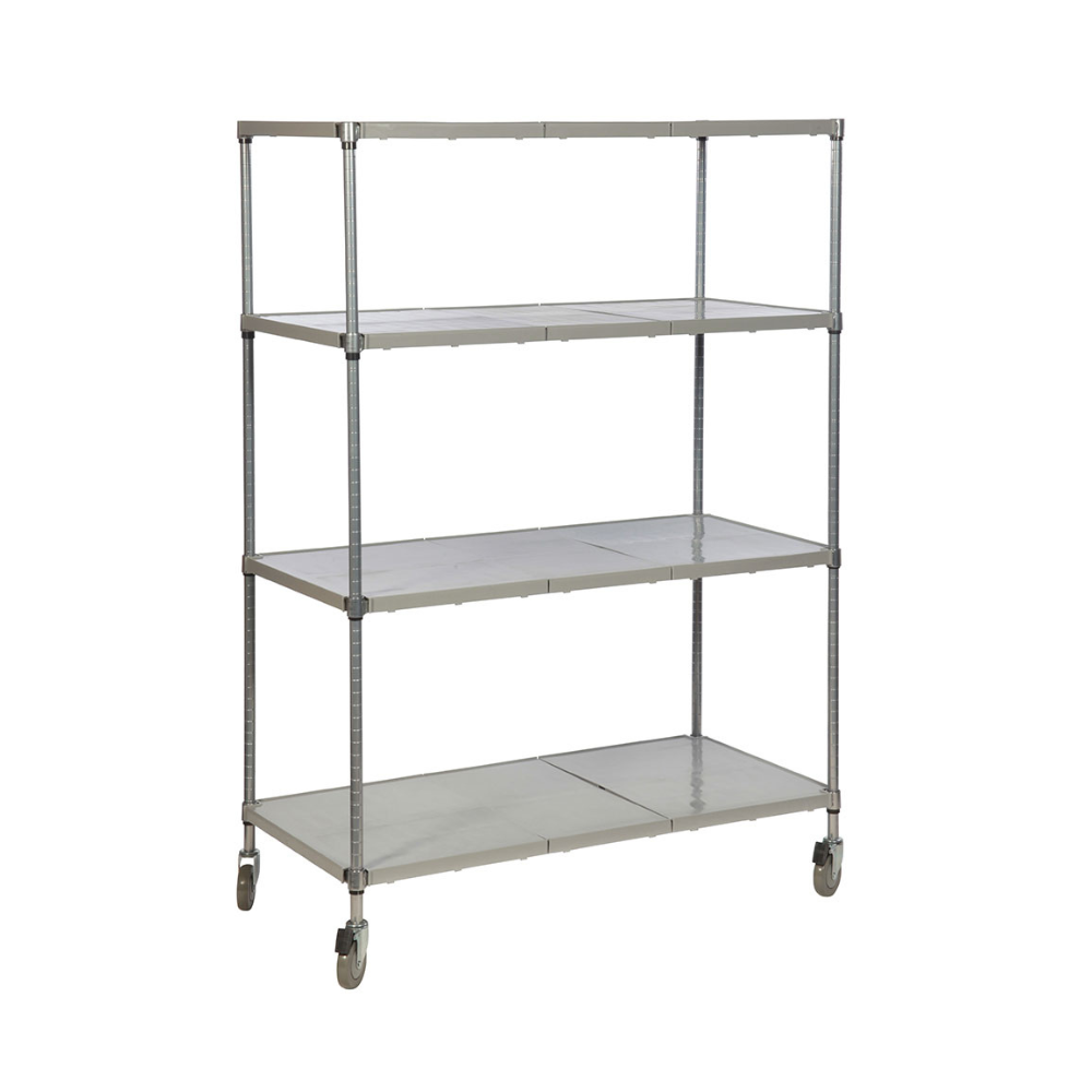 Heavy-Duty Solid Polymer Cold Room Shelving Units - 610mm Depth