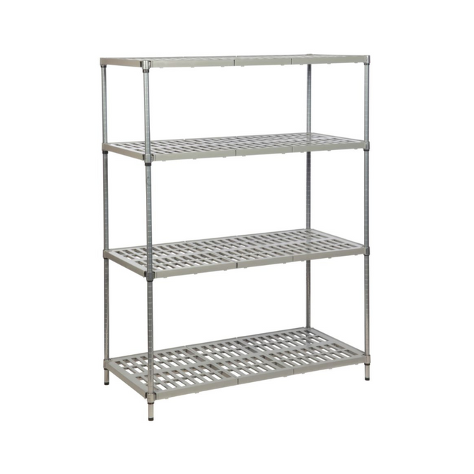 Heavy Duty Vented Polymer Cold Room Shelving 