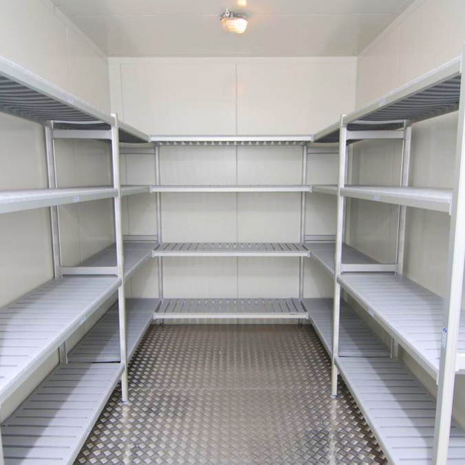 4-Tier Aluminium Cold Room Shelving