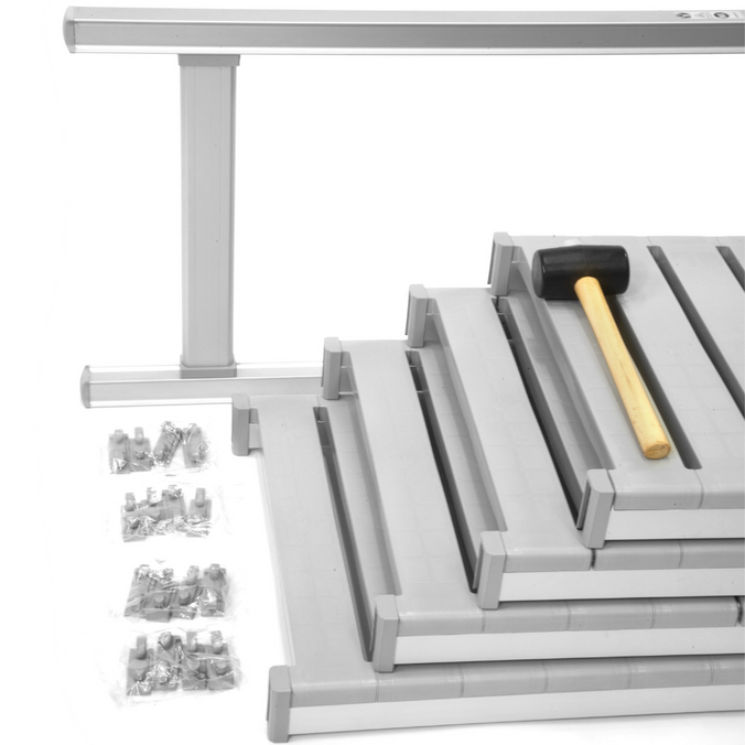 4-Tier Aluminium Cold Room Shelving