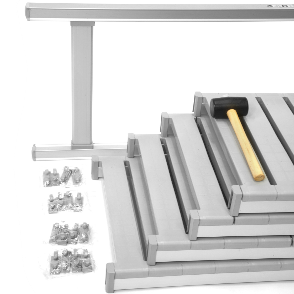4-Tier Aluminium Cold Room Shelving - 600mm Depth