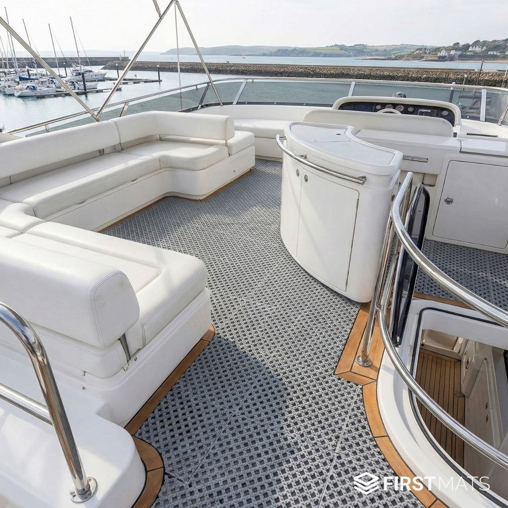 Interlocking PVC Boat Deck Matting Tiles