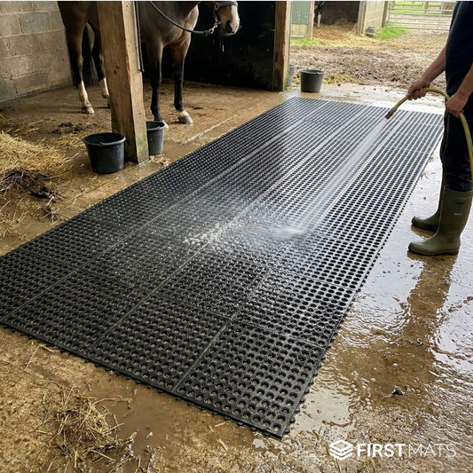 Interlocking Rubber Washdown Area Mats