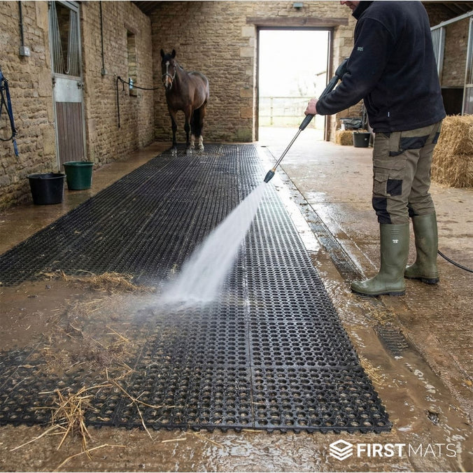 Interlocking Rubber Washdown Area Mats