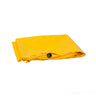 Yellow leak diverter funnel tarp