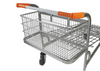 Zinc Plated Nestable Cash & Carry Trolley with Fixed Basket (6136654626987)