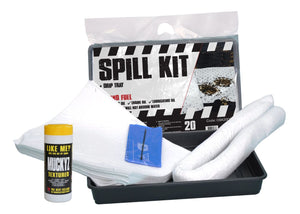 Oil & Fuel Spill Kit with Drip Tray (20 to 90 Litres)