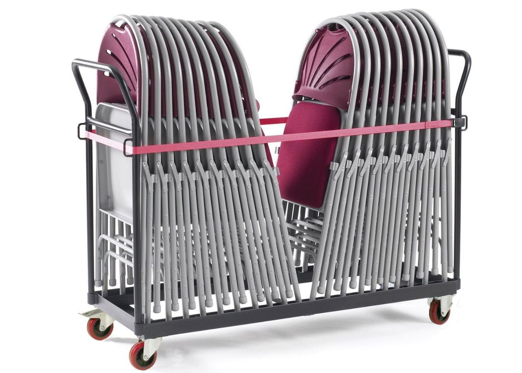 Upright Folding Chair Truck stacked