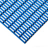 Blue PVC duckboard matting corner swatch