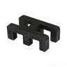 Black duckboard matting connector piece