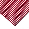 Red PVC duckboard matting corner swatch