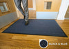 Plush Choice Entrance Mat - 7mm Thick - Black & Blue