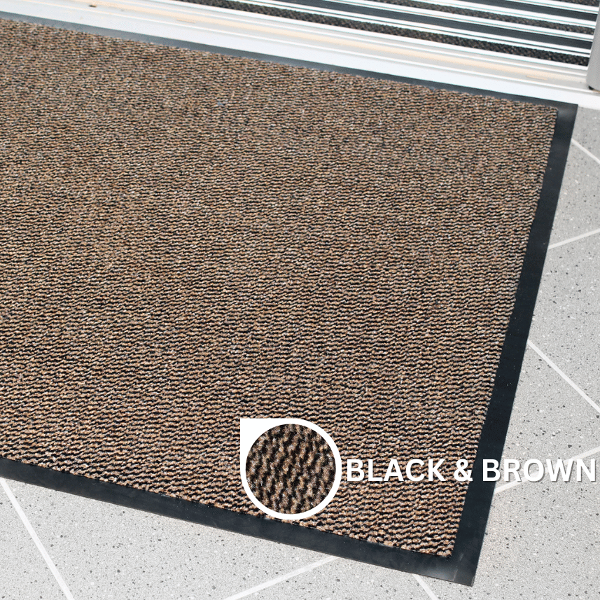 Plush Choice Mat in Black/Brown Colour