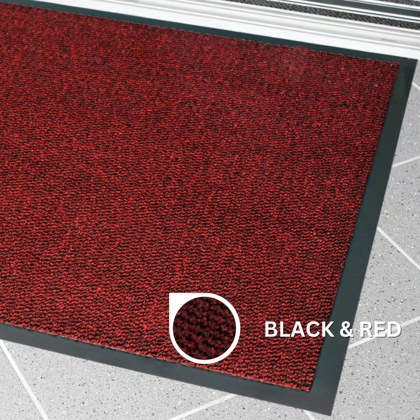 Plush Choice Mat in Black/Red Colour