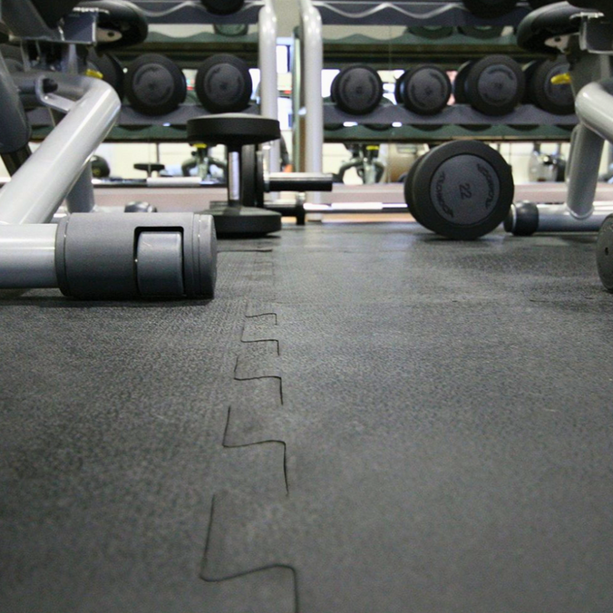 Rubber Gym Mat Tiles