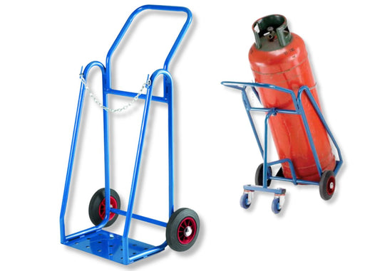 Showing both with and without optional rear wheels.