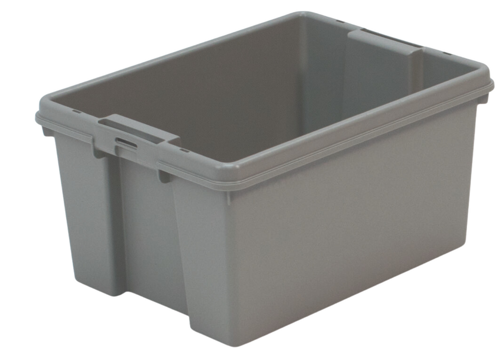 Recycled Plastic Storage Containers with Lids 5 Pack Open