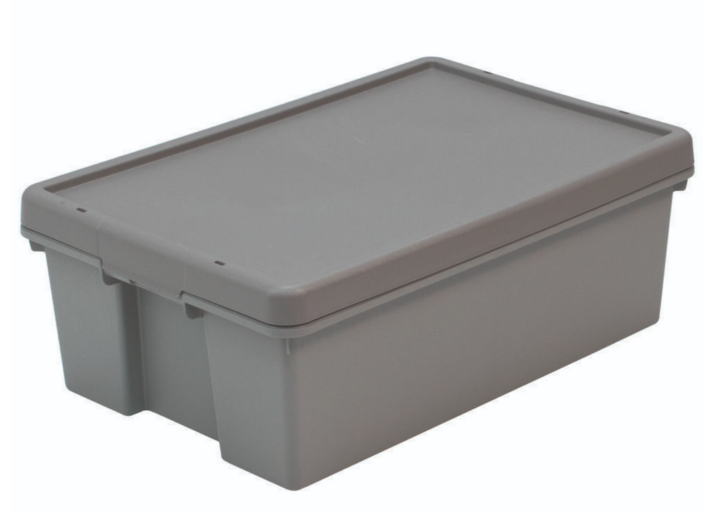 Recycled Plastic Storage Containers with Lids 5 Pack