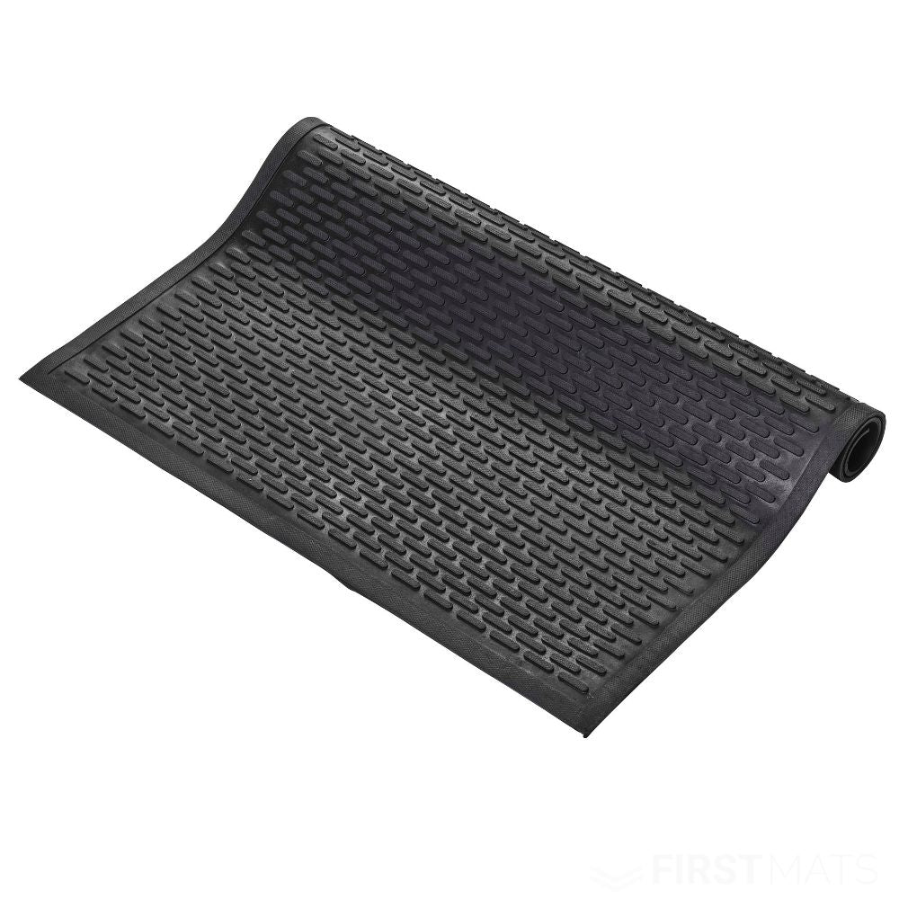 Low-Profile Outdoor Rubber Door Mat