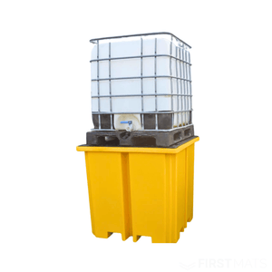 Single IBC Bund Pallet with 4-Way Forklift Access