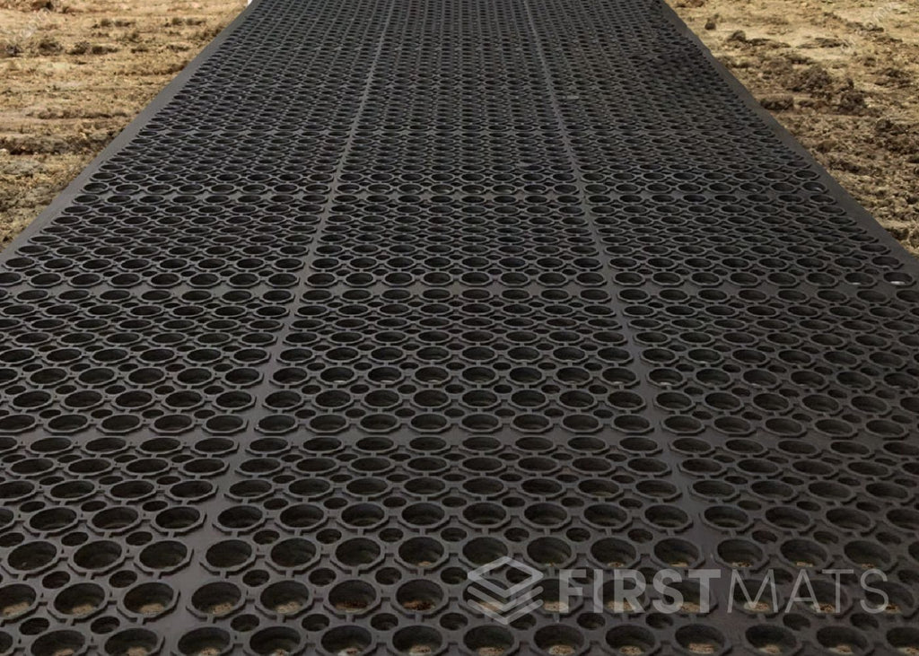 SiteGuard Mud Control Mat - Application