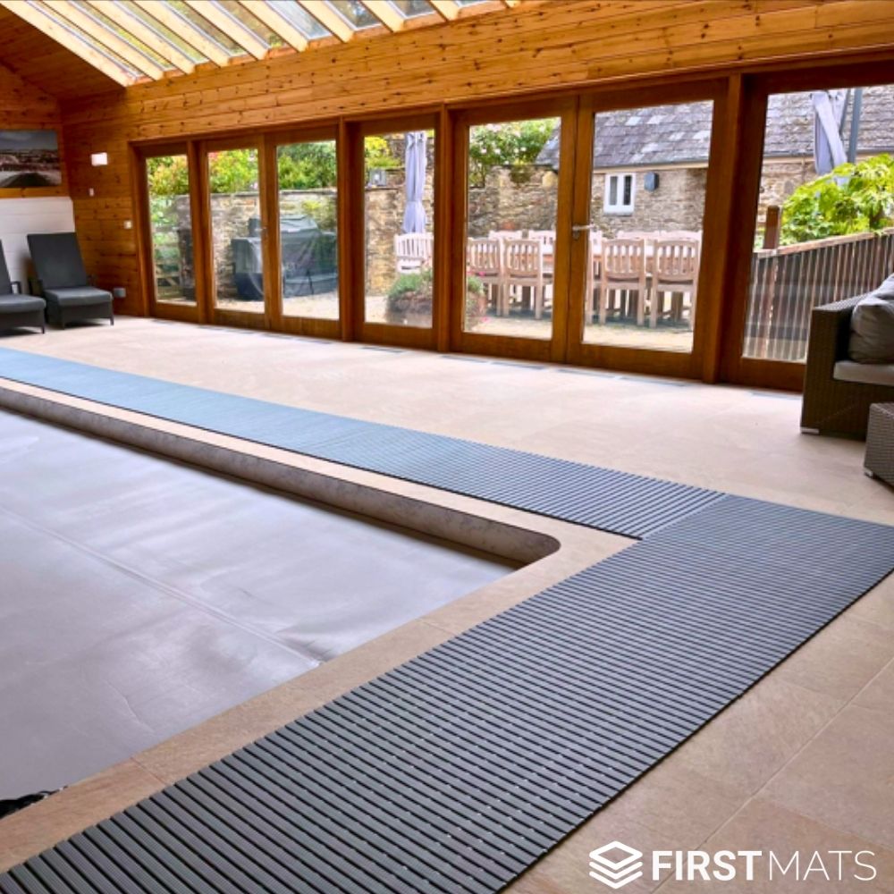 SlipProtect Heavy-Duty Swimming Pool Matting