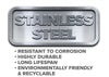 Heavy-Duty 37kg Stainless Steel Walk Behind Broadcast Grit Spreader - Stainless Steel Benefits