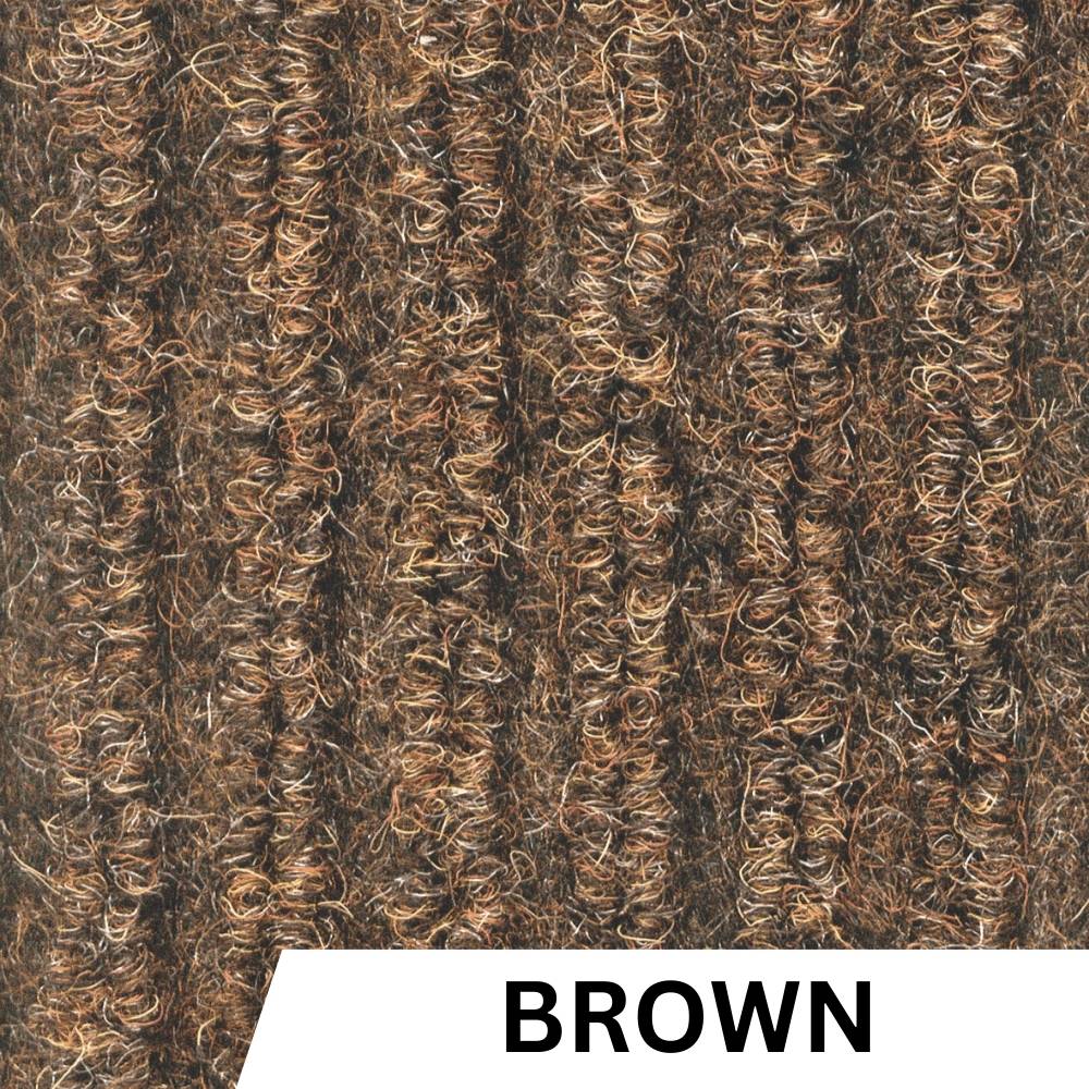 Straight Ribbed Low-Profile Corridor Matting Roll (2m Width)