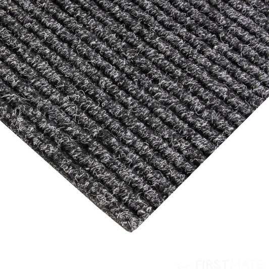 Straight Ribbed Low-Profile Corridor Matting Roll (2m Width)