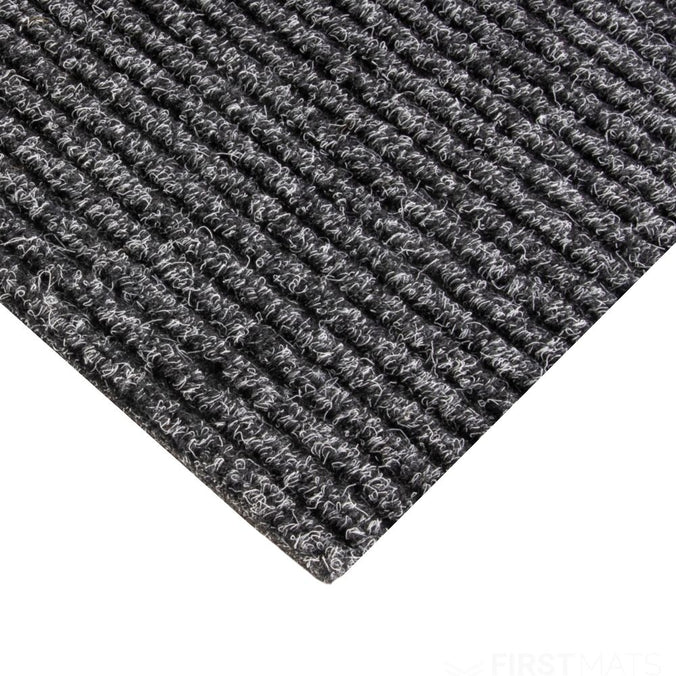 Straight Ribbed Low-Profile Corridor Matting Roll (2m Width)